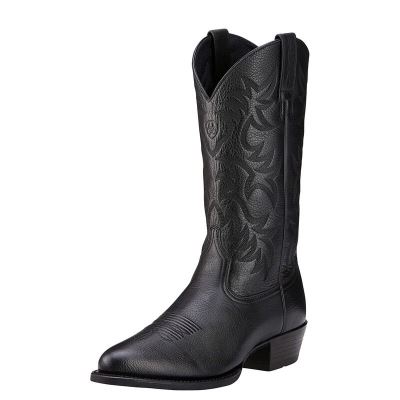 Ariat Heritage R Toe - Western Laarzen Zwart Heren - 11685-652